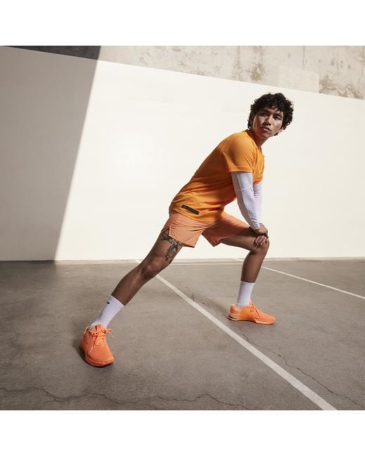 Nike Orange Metcon 9 Amp Workout Shoes for men