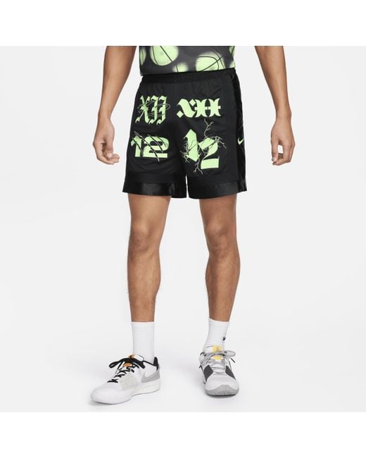 Nike Black Ja Dri-fit Dna 6" Basketball Shorts for men