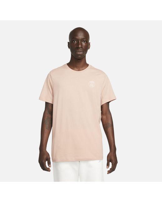 Nike Cotton Paris Saint-germain Voice Soccer T-shirt in Pink for Men | Lyst  Australia