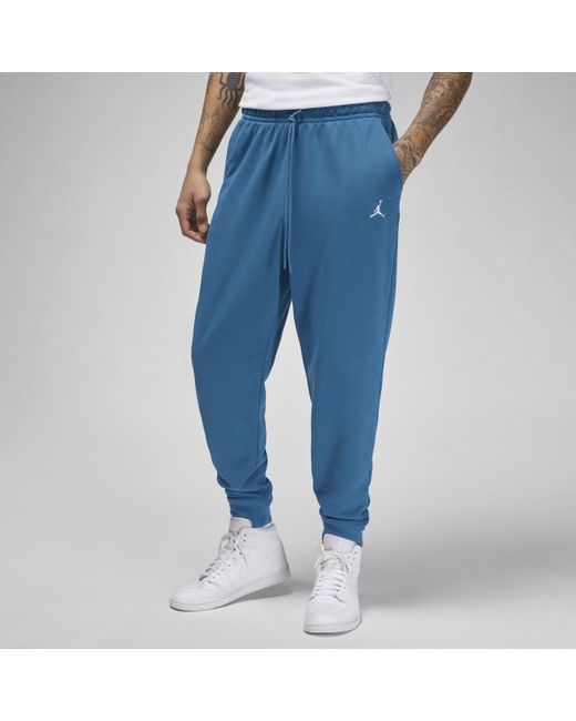 Nike Blue Jordan Essentials Loopback Fleece Trousers Cotton for men