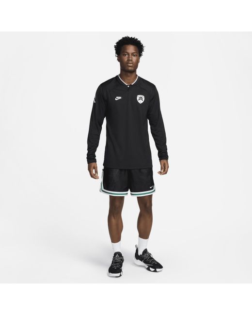 Nike Black Giannis Dri-fit Long-sleeve Basketball Top Polyester for men