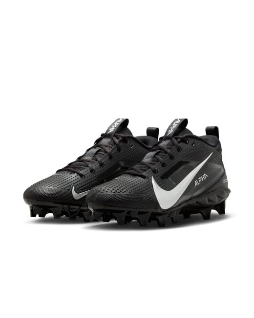 Nike Black Alpha Menace 4 Varsity Football Cleats for men