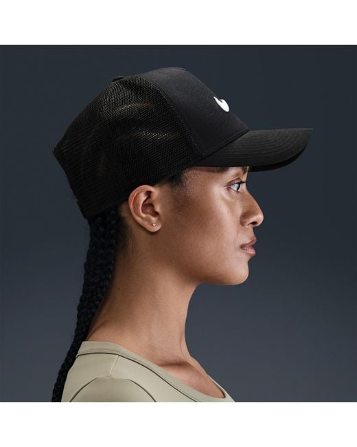 Nike Blue Rise Structured Trucker Cap