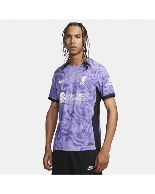 Nike Purple Liverpool F.c. 2023/24 Match Third Dri-fit Adv Football Shirt 50% Recycled Polyester for men