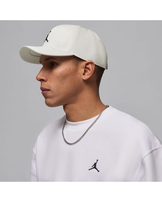 Cappello Strutturato Con Visiera Curva Rise di Nike in White
