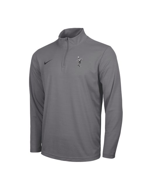 Nike Gray Michigan State College 1/4-zip Top for men