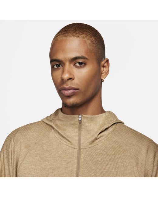 Nike Natural Yoga Dri-fit Full-zip Jersey Hoodie for men