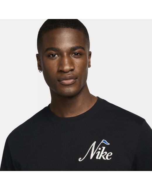 Nike Black Golf T-shirt Cotton for men