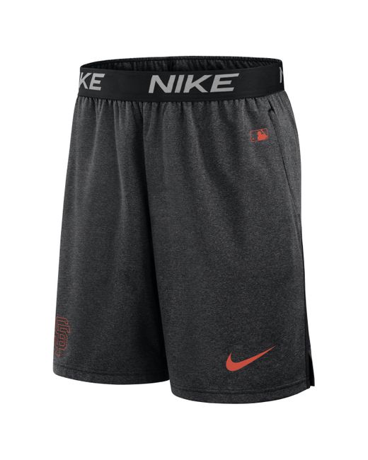 Nike Black San Francisco Giants Authentic Collection Practice Dri-fit Mlb Shorts for men
