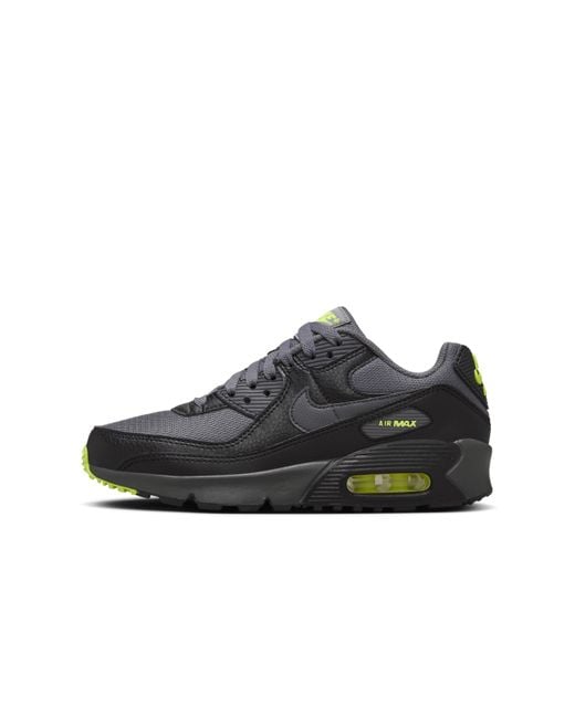 Nike Black Air Max 90 Next Nature Older Kids' Shoes