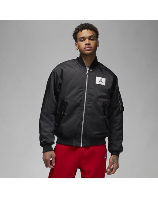 Nike Brown Jordan Essentials Statement Varsity Jacket for men