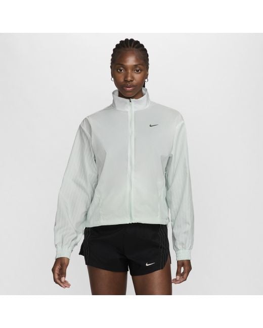 Nike Gray Running Division Running Jacket Polyester