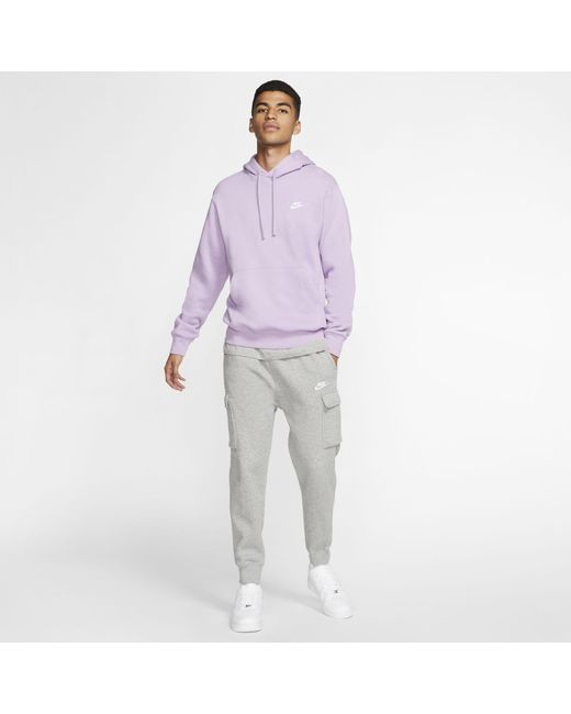 nike cargo club pants grey