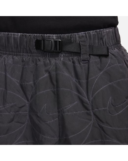 Nike Black Woven Basketball Trousers 50% Recycled Polyester for men
