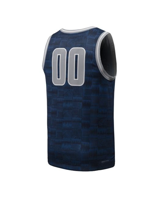 Nike Blue Georgetown Basketball College Replica Jersey for men