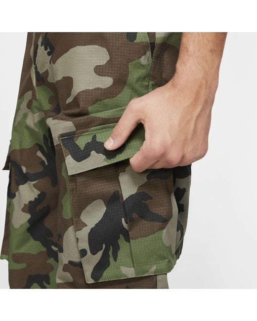 Nike Sb Flex Ftm Camo Skate Cargo Pants in Green for Men | Lyst Australia