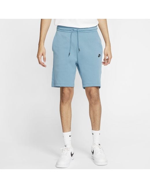 Nike Blue Sportswear Tech Fleece Shorts for men