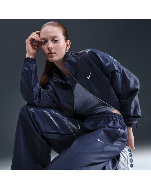 Nike Blue Sportswear Windrunner Shine Pants