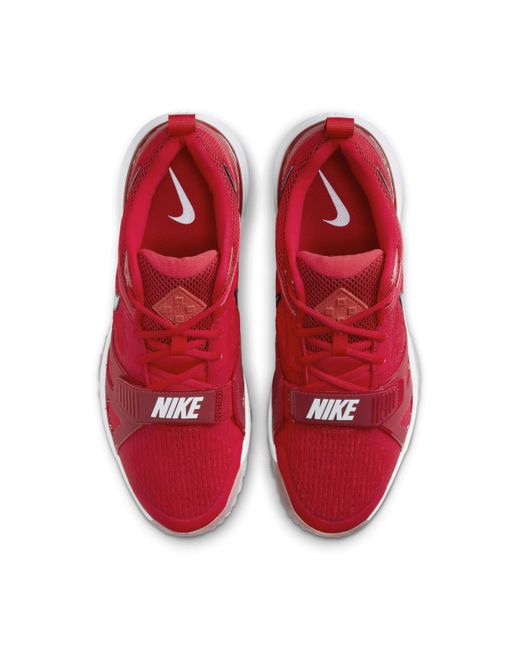 Nike Red Air Zoom Diamond Elite Turf Baseball Shoes for men