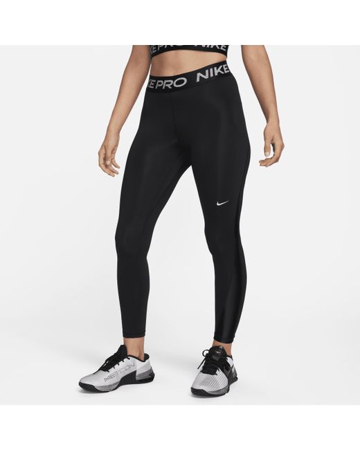 Nike Black Pro Mid-rise 7/8 Leggings