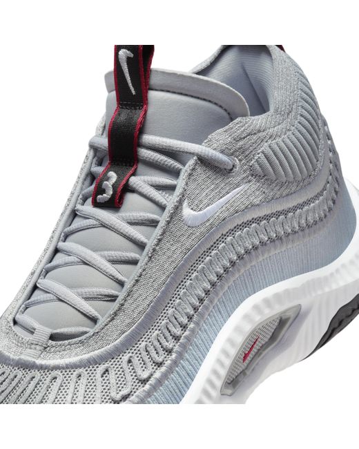 Nike Gray Cosmic Unity 3 Basketball Shoes for men