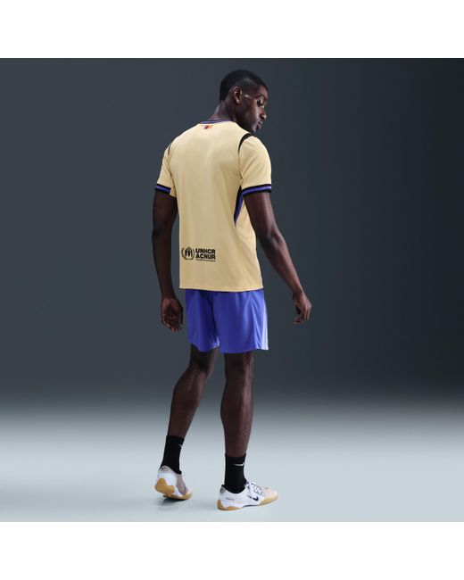 Nike Blue F.C. Barcelona 2025/26 Stadium Away Kobe Dri-Fit Football Replica Shirt for men