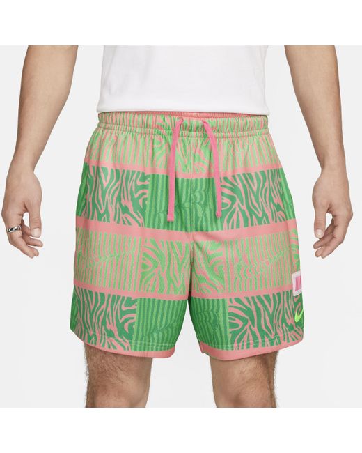 Nike Club Mesh Trippy Safari Shorts In Pink, in Green for Men | Lyst
