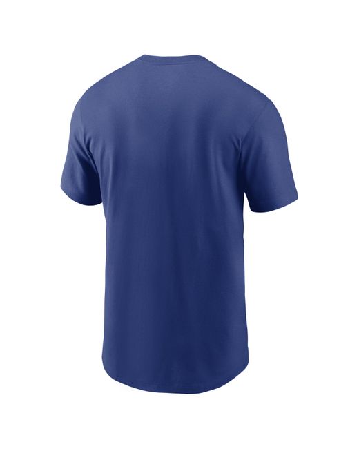 Nike Blue Brooklyn Dodgers Cooperstown Logo Mlb T-shirt for men