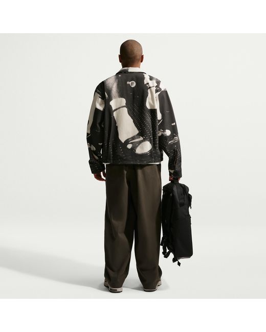 Nike Black Life Wide-Leg Pants for men