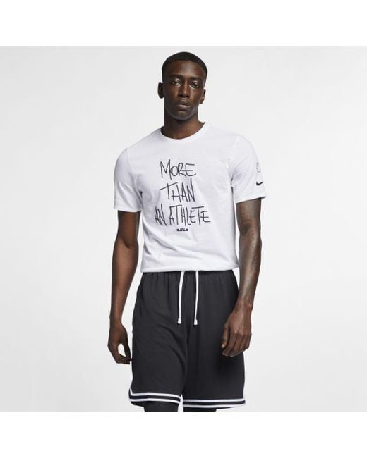 Nike White " Dri-fit Lebron ""more Than An Athlete"" T-shirt for men
