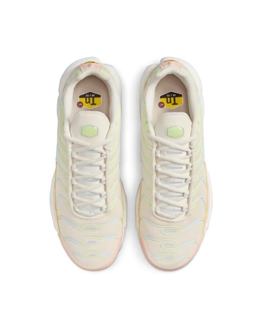 Air max plus yellow and white best sale