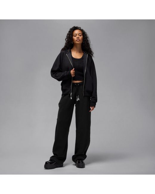 Nike Black Flight Fleece Full-Zip Hoodie