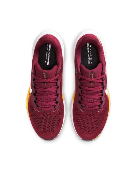 Nike Red Washington Commanders Pegasus 41 Nfl Road Running Shoes for men