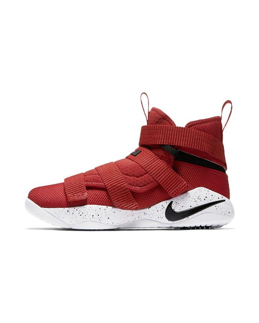 Nike Lace Lebron Soldier Xi Flyease (extra-wide) Basketball Shoe in  University Red/White/Black (Red) for Men | Lyst