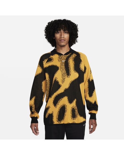 Nike Culture Of Football Knit Longsleeve Soccer Sweater in Black for Men Lyst