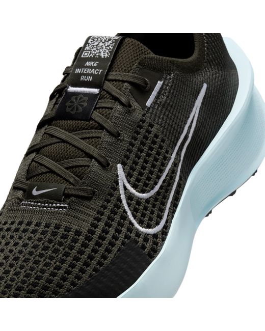 Nike Black Interact Run Road Running Shoes for men