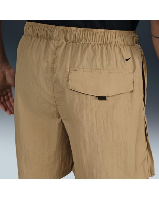 Nike Tech Geweven Cargoshorts Voor in het Blue voor heren