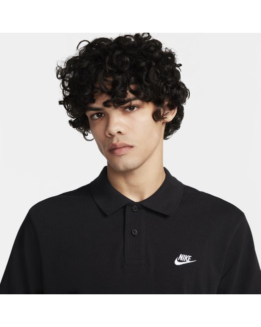 Nike Black Club Short-sleeve Polo for men