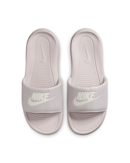 Nike Gray Victori One Slides