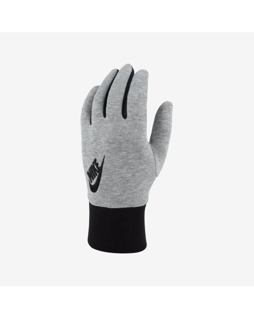 Nike Club Fleece Training Gloves in Dark Grey Heather (Gray) for Men - Lyst