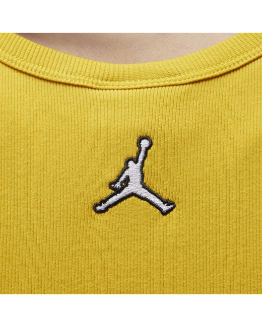 Nike Yellow Jordan Tank Polyester