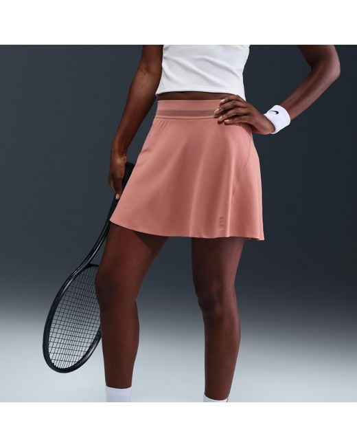 Nike Pink Court Ace Advantage Dri-Fit Tennis Skirt