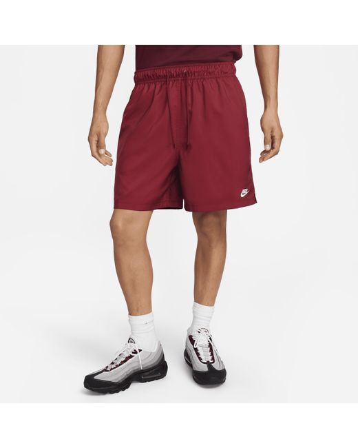 Nike Red Club Woven Flow Shorts for men