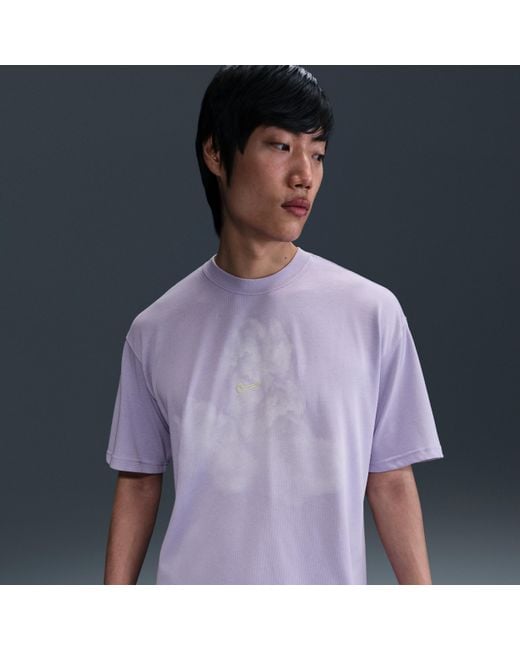 Nike Purple Sportswear Max90 T-Shirt for men
