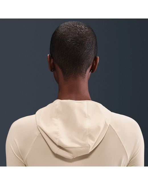 Nike Blue Trail Uv Protection Hooded Mid Layer