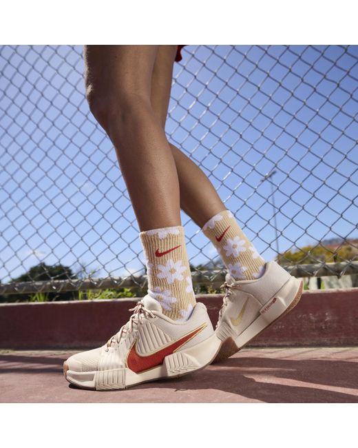 Nike Brown Gp Challenge Pro Premium Hard Court Tennis Shoes