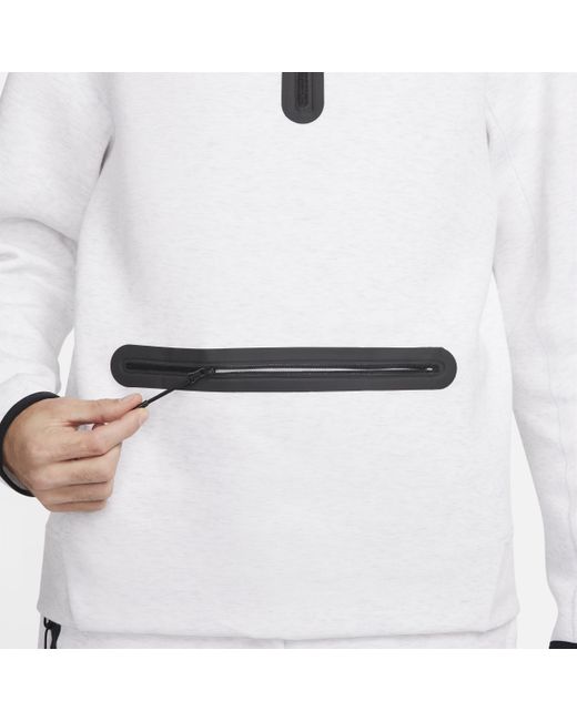 Nike White Sportswear Tech Fleece 1/2-zip Sweatshirt for men