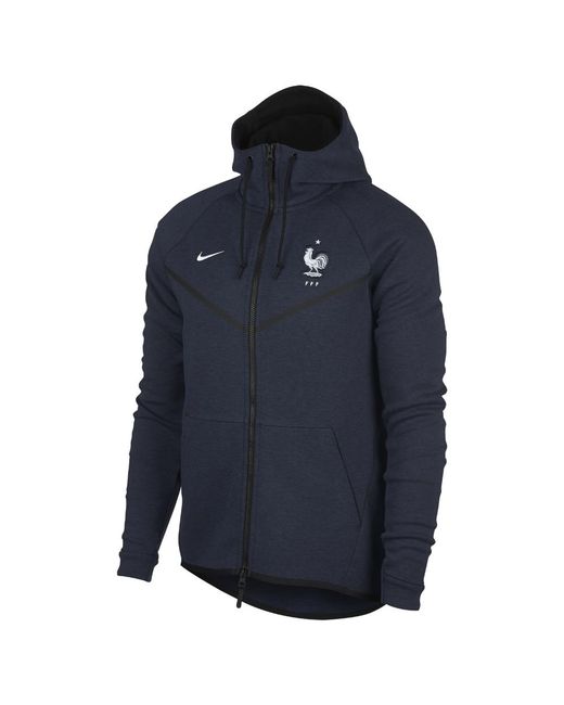 Nike Fff Tech Fleece Windrunner Jacket in Blue for Men | Lyst