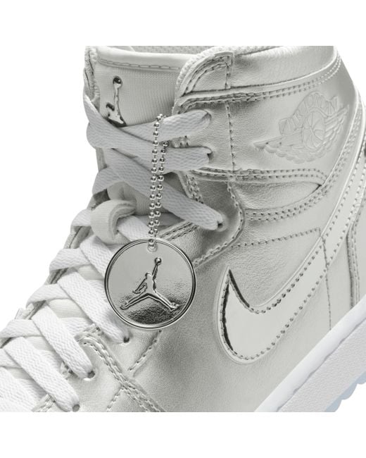 Nike Gray Air Jordan 1 High G Nrg Golf Shoes