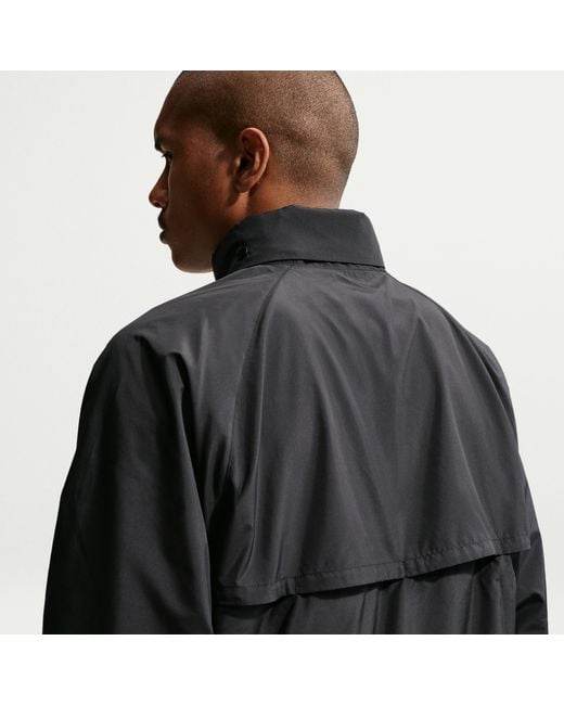 Nike Black Windrunner Lightweight Half-Zip Jacket for men